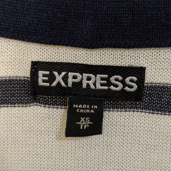 Express stripe cardigan sweater XS - Picture 3 of 4